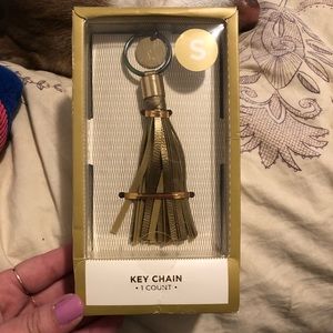 NEW Gold Key Chain Tassel ❤️